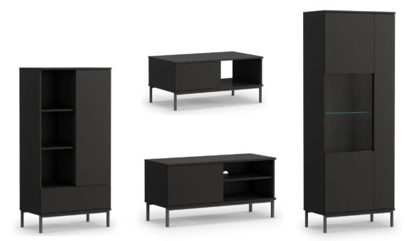 AX LIVING Möbel für das Wohnzimmer Queba 1 – Funktional Modern