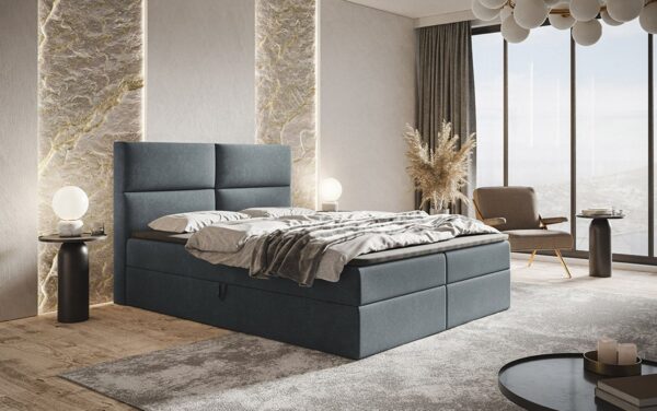 AX LIVING Boxspringbett Bonio III 120/140/160/180x200 cm Schlafkomfort