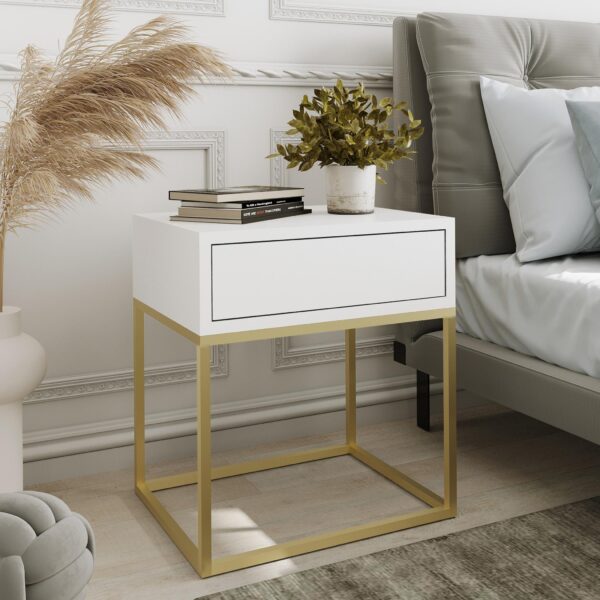 AX LIVING Nachttisch Kommode Aleio 45 cm