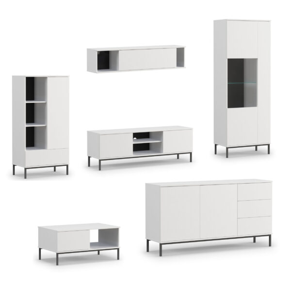 AX LIVING Möbel für Wohnzimmer Queba 2 – Stilvolles Design, Modern