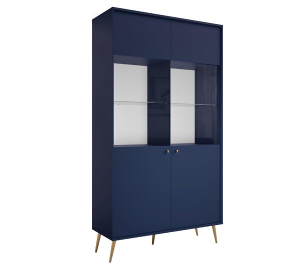 AX LIVING Vitrinen Schrank Rorene 105 cm Modern